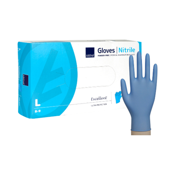 Nitrilhandschuh blau stark 100 Stück – Bild 5