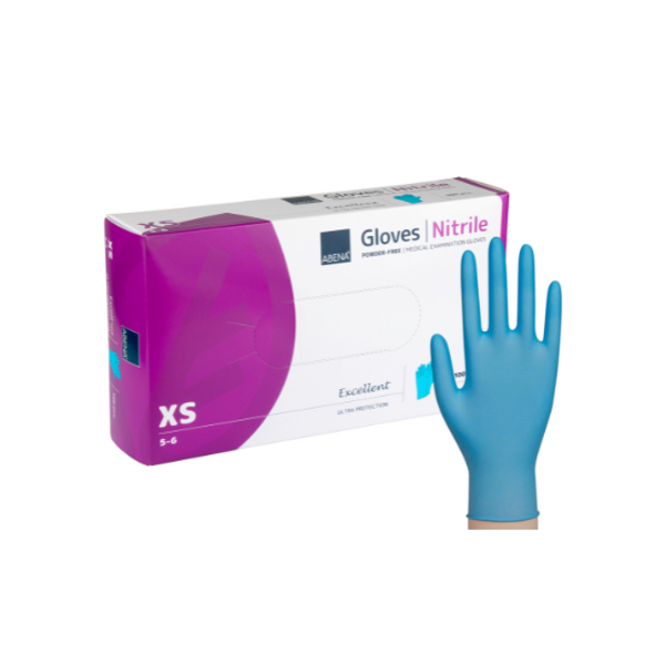 Nitrilhandschuh blau stark 100 Stück – Bild 2