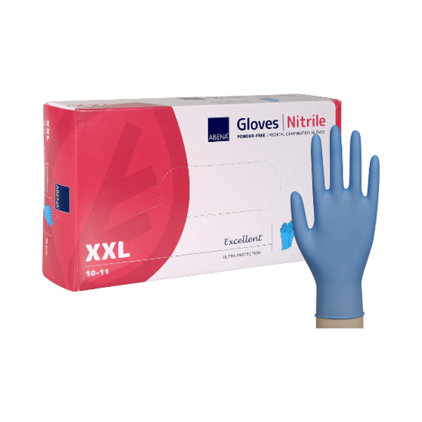 Nitrilhandschuh blau stark 100 Stück – Bild 7