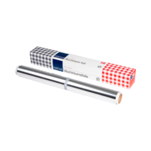 Aluminium foil in a cutter box