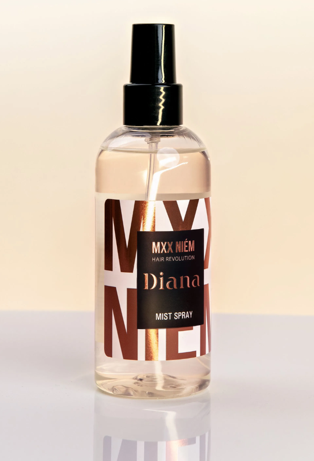 MXX Diana Mist Pray -kiharasuihke pehmeiden ja kestävien kiharoiden muotoiluun