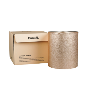 PASTELL. Foil Champagne -shampanjanvärinen kampaamofolio, 12,5 cm x 100 m rulla